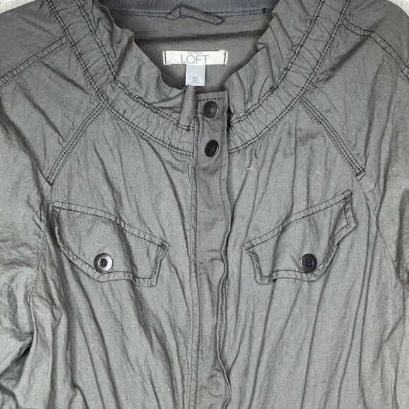 LOFT Gray Coat - Picture 3 of 9